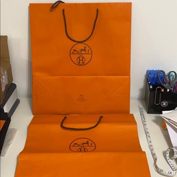 Hermes Handbags - 5 Large Hermes Gift Bags